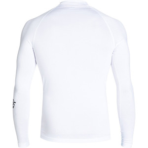 Quiksilver All Time Long Sleeve Rash Vest WHITE EQYWR03034